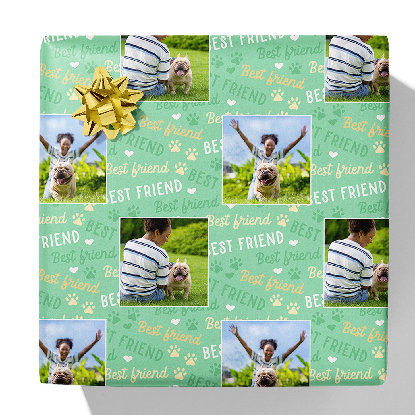 Best Friend Dog Photo Gift Wrap