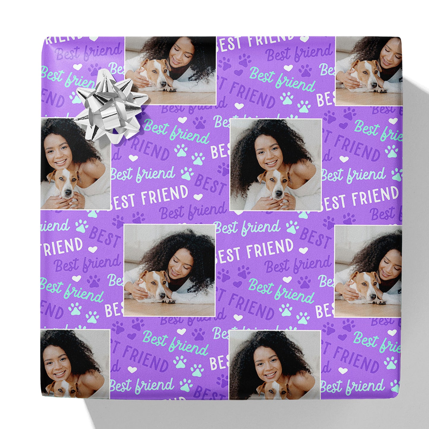 Best Friend Dog Photo Gift Wrap