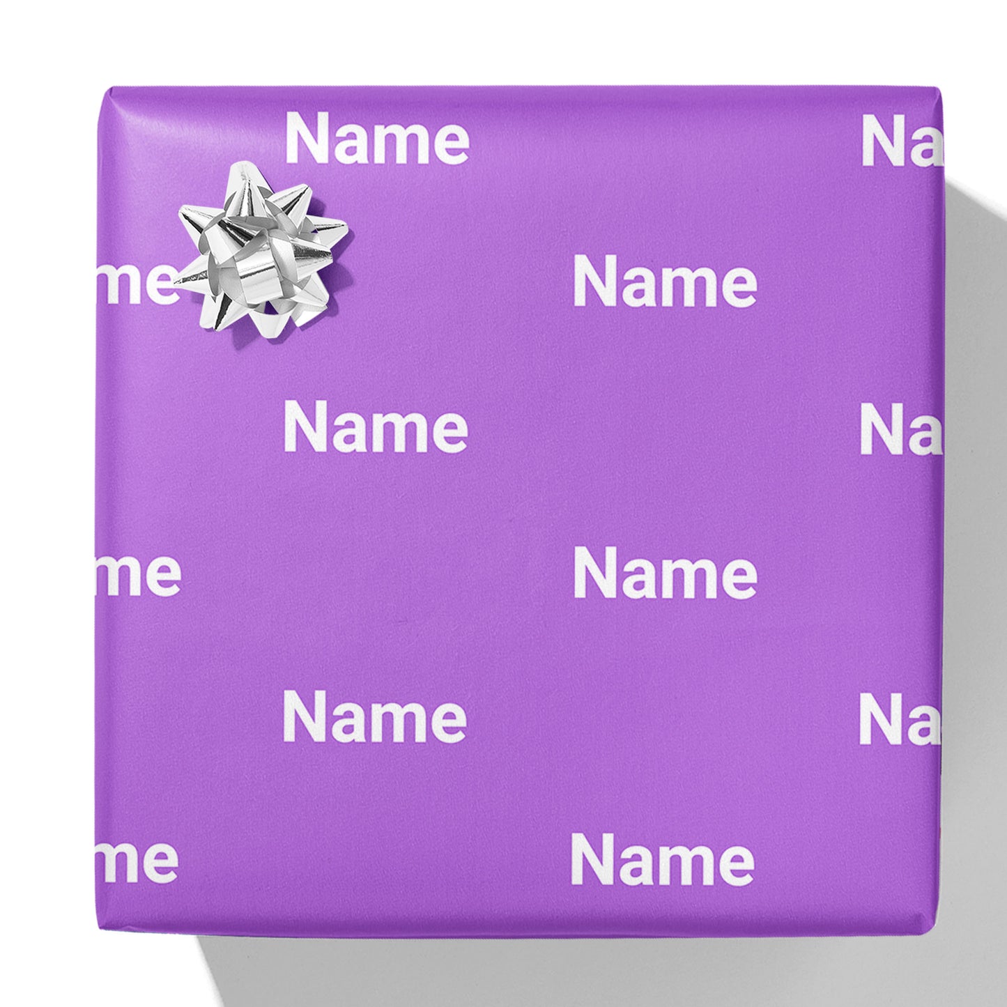 Block Colour Name Gift Wrap
