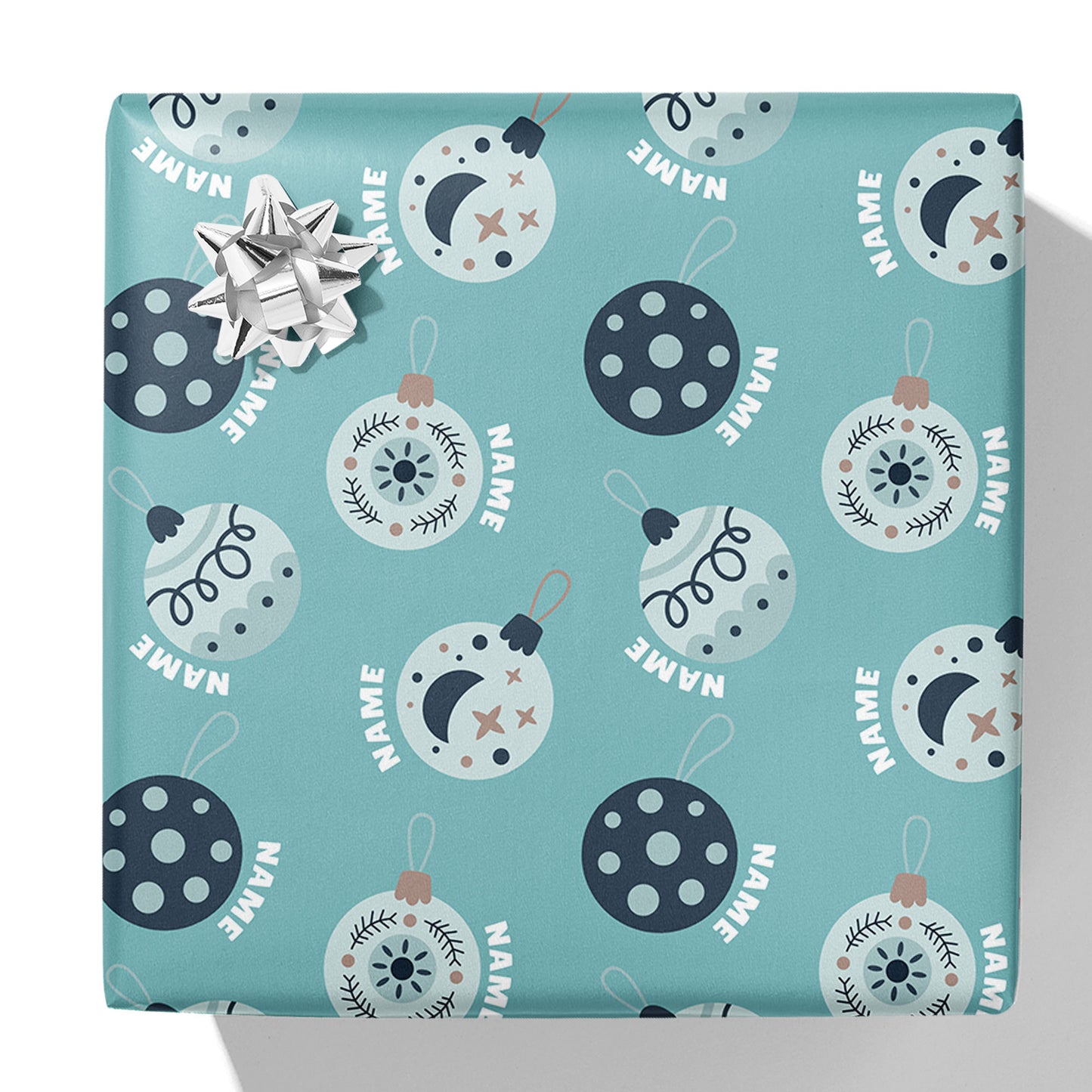 Bauble Name Gift Wrap