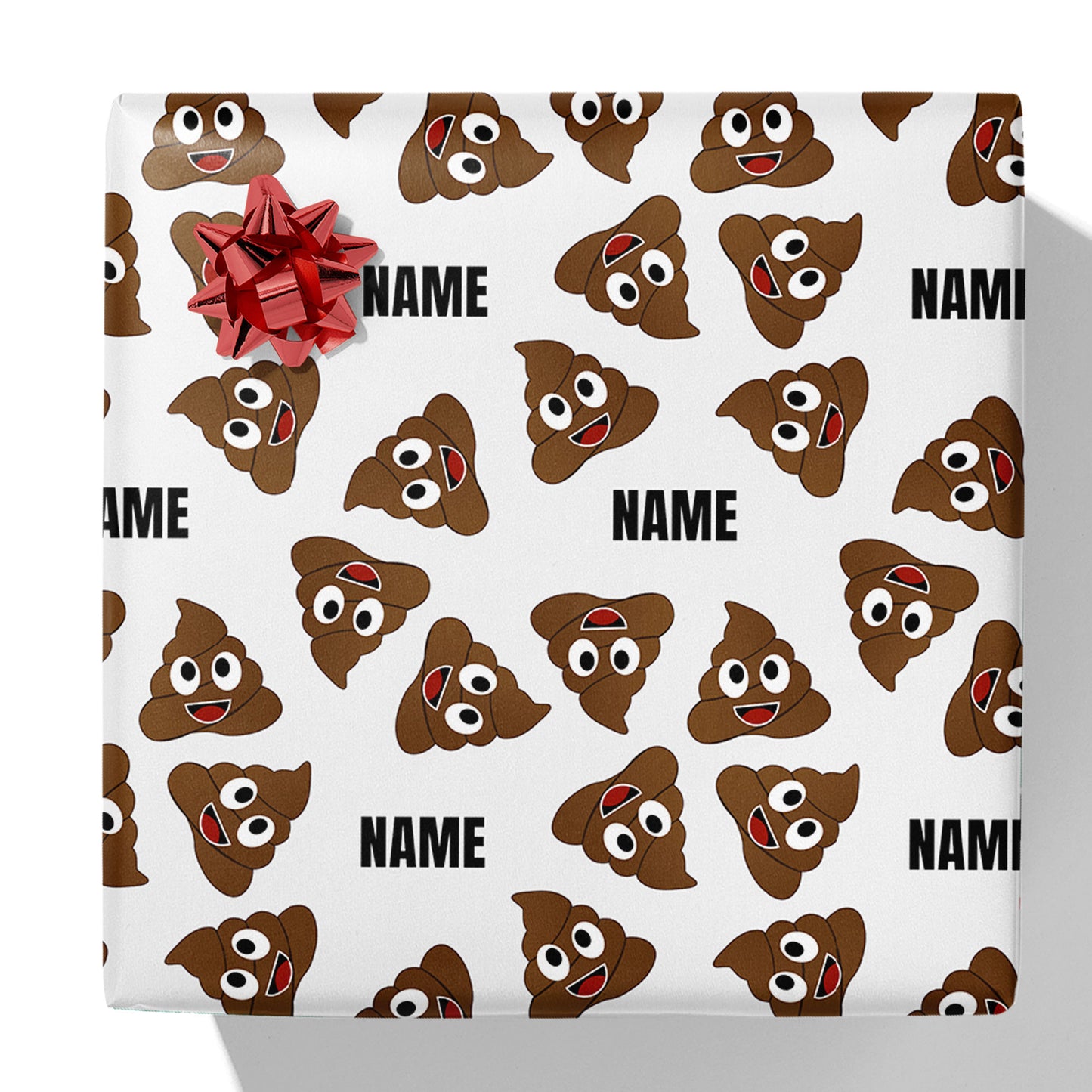 Happy Poop Name Gift Wrap