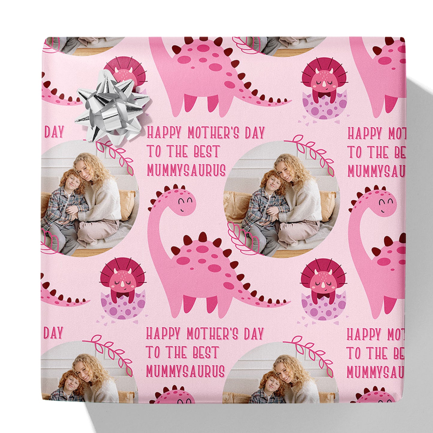 Mummysaurus Mother's Day Photo Gift Wrap