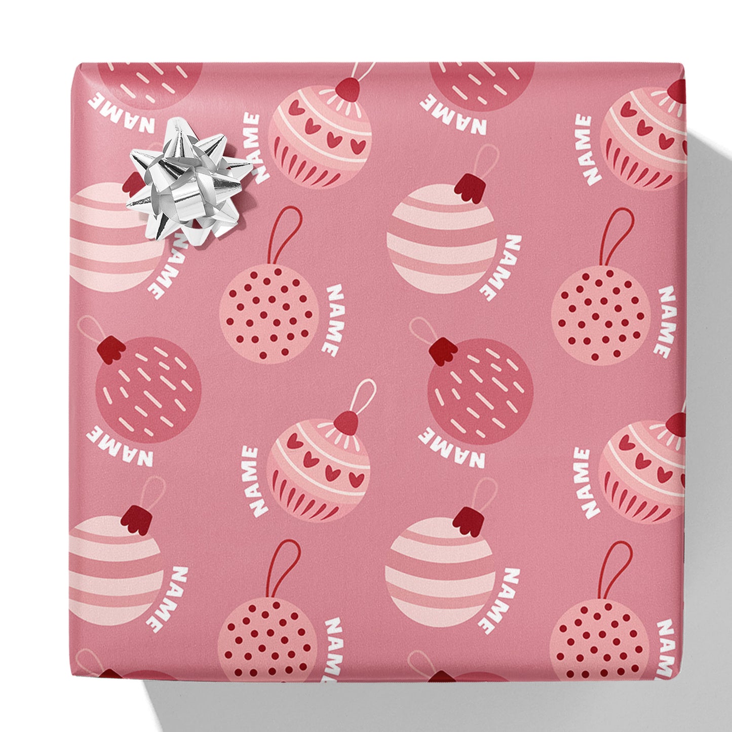 Bauble Name Gift Wrap