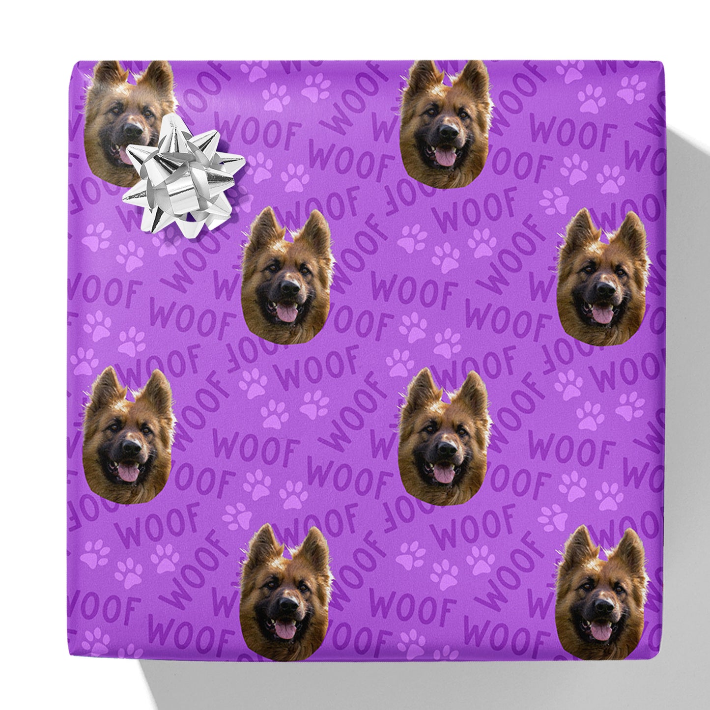 Your Dog on Paper Gift Wrap