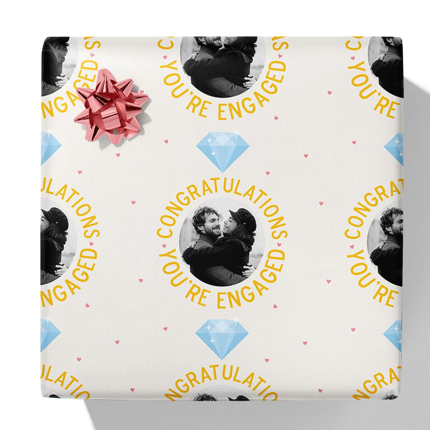 You're Engaged Ring Photo Gift Wrap